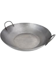 Town Food Service 14 Inch Cantonese Flat Bottom Wok