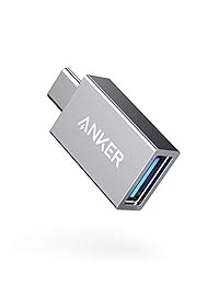 Anker - Adaptador USB C a USB 3.1 (hembra), adaptador tipo C con velocidad de transferencia de datos de hasta 5 Gbps, compatible con MacBook, Samsung Galaxy Note 8, Galaxy S8 S8+, Google Pixel, Nexus,