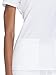 Cherokee Women's V-Neck Top, White, Small