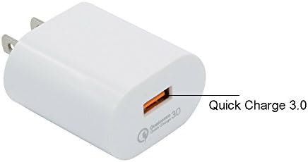 Quick Charge 3.0,Onlier 18W Qualcomm USB Wall Charger Travel Fast Charger Adapter for Samsung Galaxy Note8 / S8 / S8+, Iphone X / 8 / 8 Plus, LG G6 / V30, HTC 10 and More