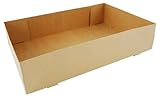 Southern Champion Tray 1250 #1 Kraft Paperboard One Piece Donut Tray, 13-1/2