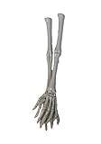 Forum Novelties 80848 Pair Of Halloween Skeleton Hand And Arm Tongs Servers, One