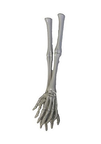 Forum Novelties 80848 Pair Of Halloween Skeleton Hand And Arm Tongs Servers, One