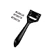 YaeTek Leather Super Skiver Leathercraft Skiving Tool Skiver Peeler Thinning Shovel DIY Leather Knife with 3 Replacement Blades