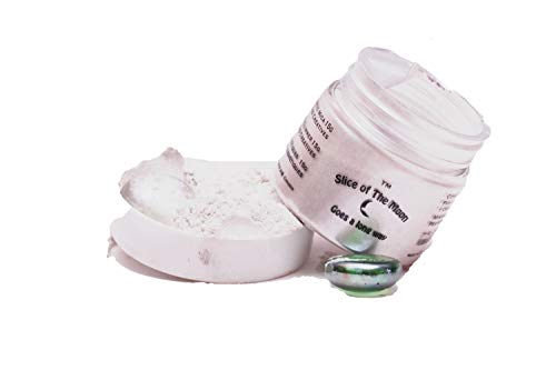 Silvery White Pearl Mica 1oz, Smooth Mica Powder, Cosmetic Grade Mica, Slice of the Moon