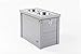 New Age Pet ECOFLEX Piedmont 2-Bowl Elevated Dog Feeder with Sliding Lid Storage Bin - Grey, Ideal for Small Spaces and Taller Dogs, Easy to Clean and Assemble, Non-Toxic and Moisture Resistant