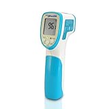 Pyle Digital Non-Contact Body and Forehead Thermometer - Sensitive Infrared 
Readings Safe and Easy for Babies Adults or Children