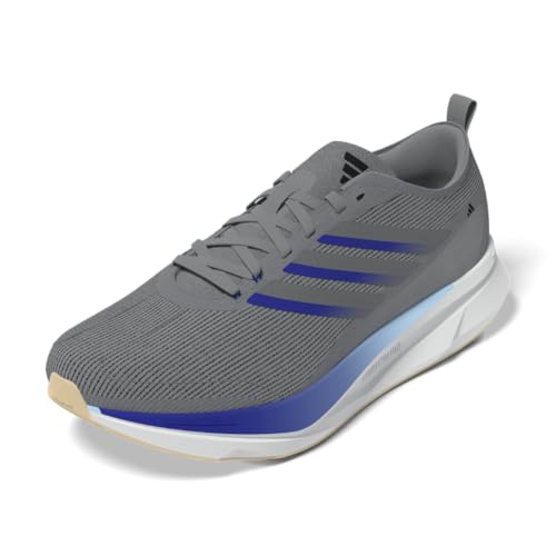 adidas Men’s Duramo SL 2 Running Sneaker, Grey/Grey/Lucid Blue, 4