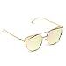 WearMe Pro - Elegant Street Fashion Metal Frame Women Mirror Cat Eye Sunglasses