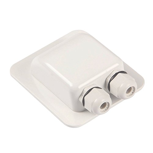 Waterproof ABS Double Cable Entry Gland for Solar Panels,Motorhomes,Caravans,Boats- for All Cable Types 6mm&sup2; to 12mm&sup2;