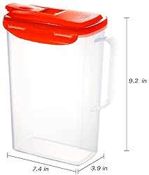 LocknLock Aqua Fridge Door Water Jug with Handle