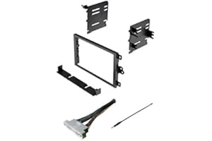 ASC AUDIO ASC Car Stereo Dash Kit, Wire Harness, and Antenna Adapter to Install a Double Din Radio for Some 2000-2006 Buick Lesabre, 2001-2003 Oldsmobile Aurora, 2000-2005 Pontiac Bonneville - No Premium Amp