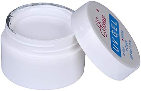 Ecurson Gel Protective Harmless Resin Extension Repair Gel Cracked Nail Repair,Ridge Filler, Clear UV Builder Gel Acrylic Nail Art Tips Manicure
