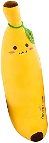 PeiGee 80cm Giant Plush Toy Bananas Doll Soft Stuffed Fruit Sofa Car Seat Cushin Decoration