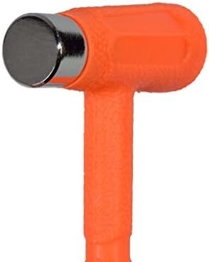 12 oz Dead Blow Forming Hammer | 3/4" Steel Alloy Head | 1 - 1/8" PVC Head