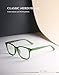 TIJN Unisex Stylish Square Non-Prescription Eyeglasses Glasses Clear Lens Women Men Eyewear