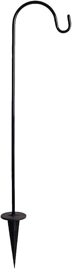 Outdoor Shepherd's Hooks - FANMIE Shepherds Hook Shepherds Crook Metal Stake Stand for Garden Lanterns Weddings Plant Baskets