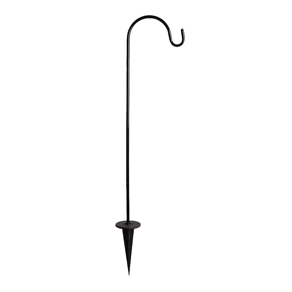 PUNELE Shepherds Crook Garden Hooks, Bird Feeder Pole, Adjustable Height Heavy Duty Shepherds Hooks for Garden Lights, Lanterns, Hanging Plant Baskets