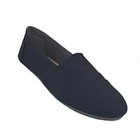 Easy USA Mens S308M Black 360m Canvas Slip on - 11 D(M) US