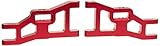 ST Racing Concepts ST3631R Aluminum Front Arms for Stampede, Rustler and Slash (Red)