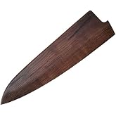UCCKEYI Chef's Knife Sheath Gyuto Magnetic Saya Knife Wood Blade Guard Case Knife Sheath Knife Sheath (180MM)