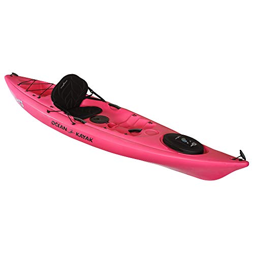 Ocean Kayak Venus 10 One-Person Women's Sit-On-Top Kayak, Fuchsia, 9 Feet 10 Inches