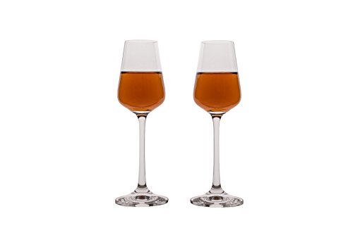Small Liquor Glasses Set (6 pack), Hard & Durable Crystal Clear Stemware - 2.1 Oz / 65ml - Thumbnail 2