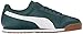 PUMA Men's Roma Basic GLD Sneaker, Deep Teal White, 9 M US