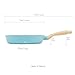 Neoflam Retro Cast Aluminum Frying Pan with Soft-Touch Handle and Ceramic Non-Stick Coating Skillets, 10