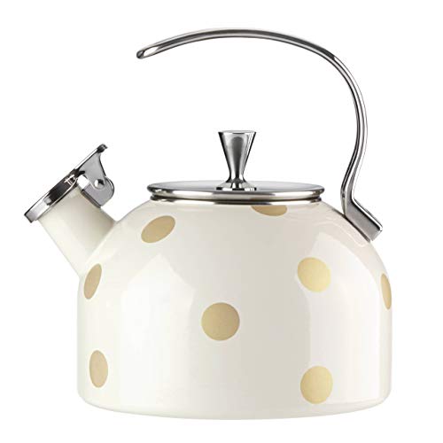 Kate Spade New York 875284 Deco Kettle, 3.65 LB, Gold Dot The Home