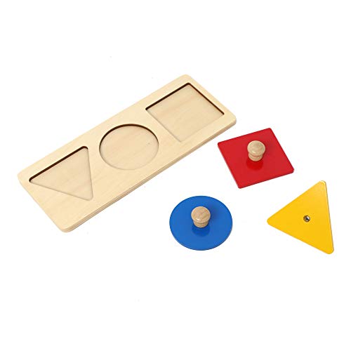 Montessori Multiple Shape Puzzle First Shapes Jumbo Knob Wooden Puzzle Geometric Shape Puzzle Toddle - medicalbooks.filipinodoctors.org