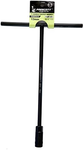Prescott T-Handle Socket Wrench (13 mm, Silver)