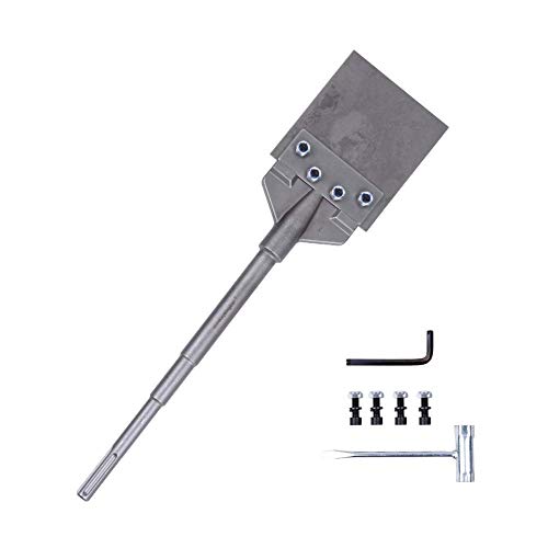 Monkey King Bar Sds Max Bits Floor Scraper - 6"X25" Tile Tools - 6 Inch Wide Blade -Sharpened Tile- Demolition Steel Hammer Accessory