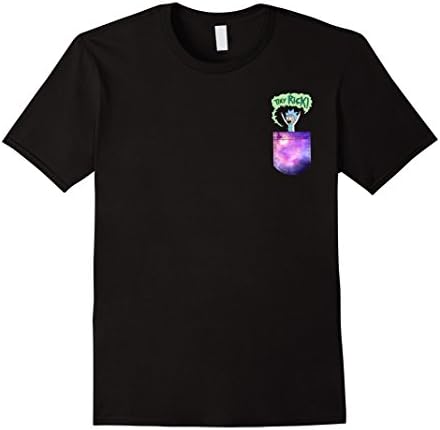 Mens Tiny Rick Pocket Shirt Medium Black