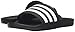 adidas Men's Adilette Ultra Slides Sandals, Black/White/Black, 10