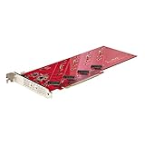 StarTech.com Quad M.2 PCIe Adapter Card, PCIe x16