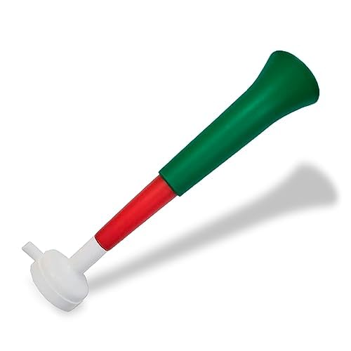 FUN FAN LINE - Pack 3 Three-Body Vuvuzela Trumpets | Compact and Detachable Horn for Football, Parties, and Sports Events | Noise 98 DB Cheering for Children and Adults Easy to Transport (Wales)