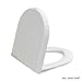 Seat and cover Starck 3 white hinges stainless steel SoftClose