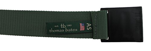 Titan Web Belt Made in USA by Thomas Bates (Olive)