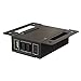 HumanCentric Under Desk USB Charging Station (Black) | Under Desk USB Charger with USB-C, USB-A and QC 3.0 | Gaming, Computer, and PC Accessory