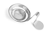 Internet's Best Stainless Steel Egg Separator | Egg White Egg Yolk Separator | Filter Egg Sieve | Breakfast Kitchen Tool Strainer