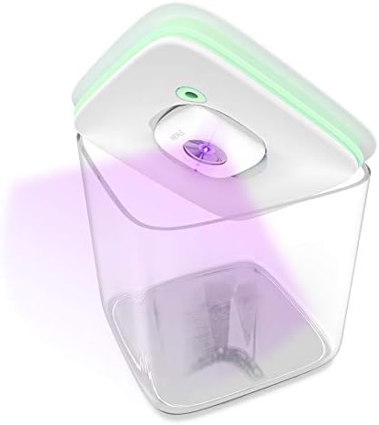 Sterilizing Storage Container with HeaChip Sanitizer Module Tritan Travel Container Sealed Box Keep Dry Food Nuts Nipple Make up Brush Sanitized-USB Recharged