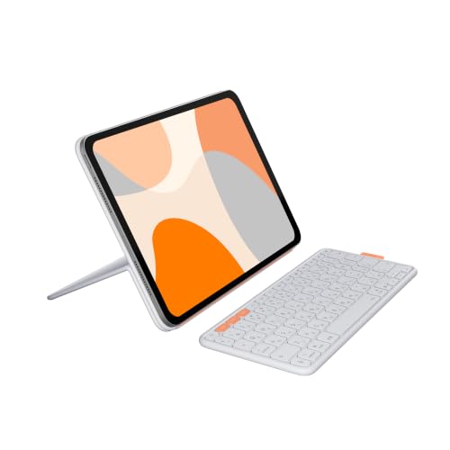 Logitech Flip Folio Keyboard Case iPad Pro 11 inch M4 & M5 Air M2-Off-White