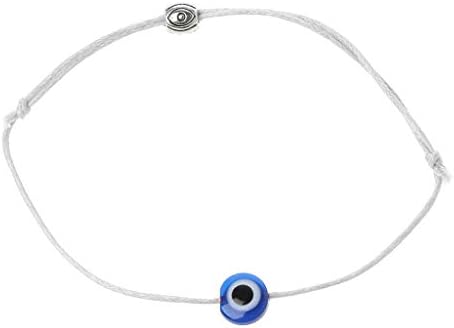 Yiwann Women Bracelet Jewelry, Blue Evil Eye String Kabbalah Bracelet Amulet Protection Lucky Jewelry, For Mother's Day Birthday Girl Gift
