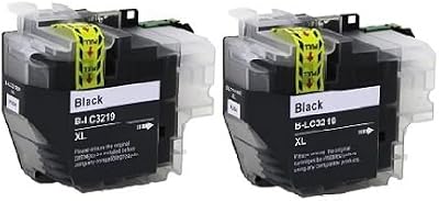 Now Ink LC3219XL Black Ink Cartridges 2pk for Brother MFC-J5330DW Series XL