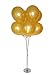 Aerostem Balloon Sticks: Stylish 42-inch Tall Stems Hold 8 Balloons