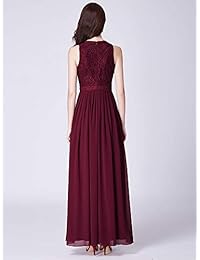 Vestido de dama de honor de fiesta de bodas de una línea de Ever-Pretty para mujer 7391