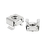 uxcell 55 Pack, M6 Cage Nut, 304 Stainless Steel