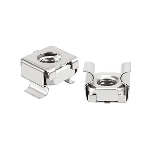 uxcell 55 Pack, M6 Cage Nut, 304 Stainless Steel