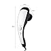 6 Interchangeable Nodes Massager, NURSAL Handheld Deep Percussion Massager with Heat, Variable Speed Adjustment and Anti Slip Design